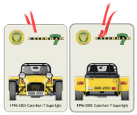 Caterham 7 Superlight 1996-2001 Air Freshener